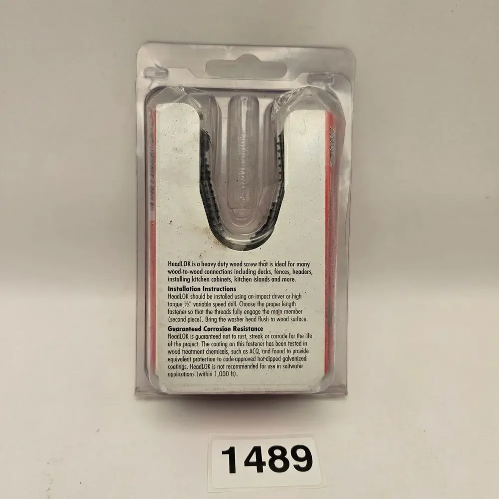 FASTEN MASTER HEADLOK 6 INCHES STRUCTURAL WOOD SCREW 12 PACK